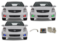 Nissan Sentra V.3 Fusion Color Change LED Halo Fog Light Kit 2007-2011