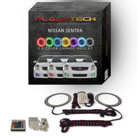 Nissan Sentra V.3 Fusion Color Change LED Halo Fog Light Kit 2007-2011
