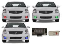 Nissan Sentra V.3 Fusion Color Change LED Halo Fog Light Kit 2007-2011