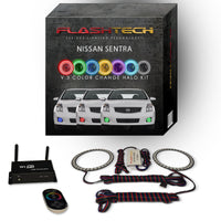 Nissan Sentra V.3 Fusion Color Change LED Halo Fog Light Kit 2007-2011