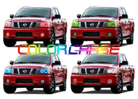 Nissan Titan ColorChase LED Halo Headlight Kit 2004-2015