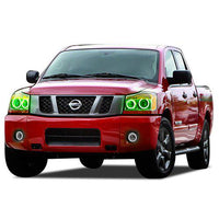 Nissan Titan ColorChase LED Halo Headlight Kit 2004-2015