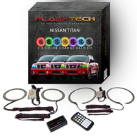 Nissan Titan V.3 Fusion Color Change LED Halo Headlight Kit 2004-2015