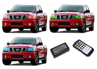 Nissan Titan V.3 Fusion Color Change LED Halo Headlight Kit 2004-2015