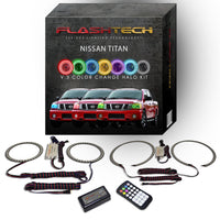 Nissan Titan V.3 Fusion Color Change LED Halo Headlight Kit 2004-2015