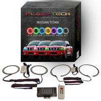 Nissan Titan V.3 Fusion Color Change LED Halo Headlight Kit 2004-2015