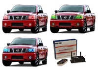 Nissan Titan V.3 Fusion Color Change LED Halo Headlight Kit 2004-2015
