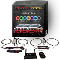 Nissan Titan V.3 Fusion Color Change LED Halo Headlight Kit 2004-2015