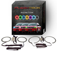 Nissan Titan V.3 Fusion Color Change LED Halo Headlight Kit 2004-2015