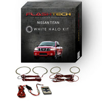 Nissan Titan White LED Halo Headlight Kit 2004-2015