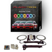 Nissan Titan V.3 Fusion Color Change LED Halo Fog Light Kit 2004-2015