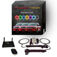 Nissan Titan V.3 Fusion Color Change LED Halo Fog Light Kit 2004-2015