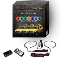 Nissan X-Terra V.3 Fusion Color Change LED Halo Headlight Kit 2000-2001