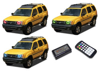 Nissan X-Terra V.3 Fusion Color Change LED Halo Headlight Kit 2000-2001