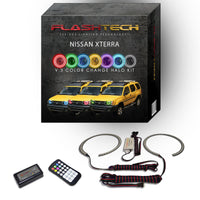 Nissan X-Terra V.3 Fusion Color Change LED Halo Headlight Kit 2000-2001