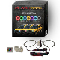 Nissan X-Terra V.3 Fusion Color Change LED Halo Headlight Kit 2000-2001