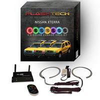 Nissan X-Terra V.3 Fusion Color Change LED Halo Headlight Kit 2000-2001