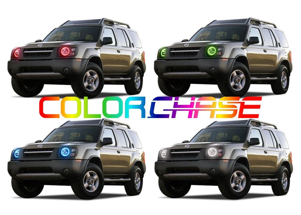 Nissan X-Terra ColorChase LED Halo Headlight Kit 2002-2004