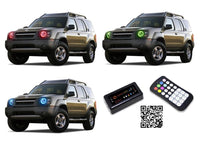 Nissan X-Terra V.3 Fusion Color Change LED Halo Headlight Kit 2002-2004