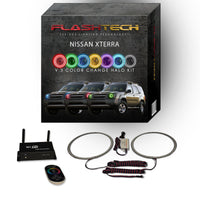 Nissan X-Terra V.3 Fusion Color Change LED Halo Headlight Kit 2002-2004
