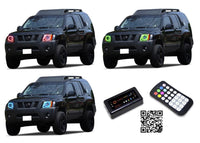 Nissan X-Terra V.3 Fusion Color Change LED Halo Headlight Kit 2005-2015