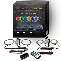 Nissan X-Terra V.3 Fusion Color Change LED Halo Headlight Kit 2005-2015