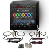 Nissan X-Terra V.3 Fusion Color Change LED Halo Headlight Kit 2005-2015