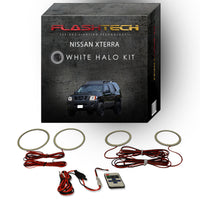 Nissan X-Terra White LED Halo Headlight Kit 2005-2015