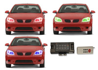 Pontiac G5 V.3 Fusion Color Change LED Halo Headlight Kit 2005-2010