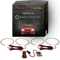 Pontiac G5 White LED Halo Headlight Kit 2005-2010