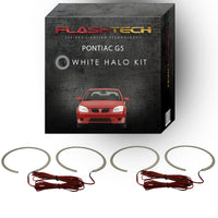Pontiac G5 White LED Halo Headlight Kit 2005-2010