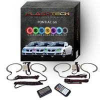 Pontiac G6 V.3 Fusion Color Change LED Halo Headlight Kit 2005-2010