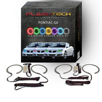 Pontiac G6 V.3 Fusion Color Change LED Halo Headlight Kit 2005-2010