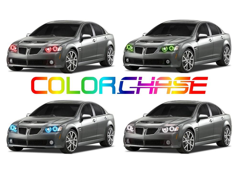 Pontiac G8 ColorChase LED Halo Headlight Kit 2008-2009