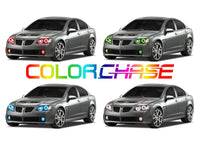 Pontiac G8 ColorChase Headlight & LED Halo Fog Light Kit 2008-2009