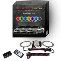 Pontiac G8 V.3 Fusion Color Change LED Halo Fog Light Kit 2008-2009