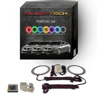 Pontiac G8 V.3 Fusion Color Change LED Halo Fog Light Kit 2008-2009