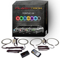 Pontiac G8 V.3 Fusion Color Change LED Halo Headlight Kit 2008-2009