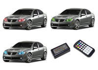 Pontiac G8 V.3 Fusion Color Change LED Halo Headlight Kit 2008-2009
