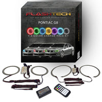 Pontiac G8 V.3 Fusion Color Change LED Halo Headlight Kit 2008-2009