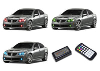 Pontiac G8 V.3 Fusion Color Change Headlight & LED Halo Fog Light Kit 2008-2009