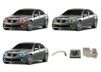 Pontiac G8 V.3 Fusion Color Change Headlight & LED Halo Fog Light Kit 2008-2009