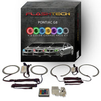 Pontiac G8 V.3 Fusion Color Change LED Halo Headlight Kit 2008-2009
