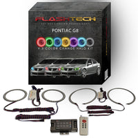 Pontiac G8 V.3 Fusion Color Change LED Halo Headlight Kit 2008-2009
