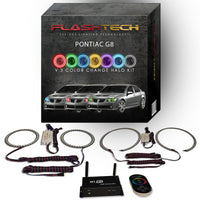 Pontiac G8 V.3 Fusion Color Change LED Halo Headlight Kit 2008-2009