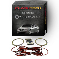 Pontiac G8 White LED Halo Fog Light Kit 2008-2009