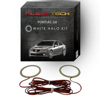 Pontiac G8 White LED Halo Fog Light Kit 2008-2009