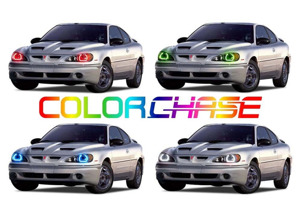 Pontiac Grand Am ColorChase LED Halo Headlight Kit 1995-2005