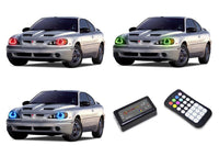 Pontiac Grand Am V.3 Fusion Color Change LED Halo Headlight Kit 1995-2005