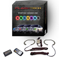 Pontiac Grand Am V.3 Fusion Color Change LED Halo Headlight Kit 1995-2005